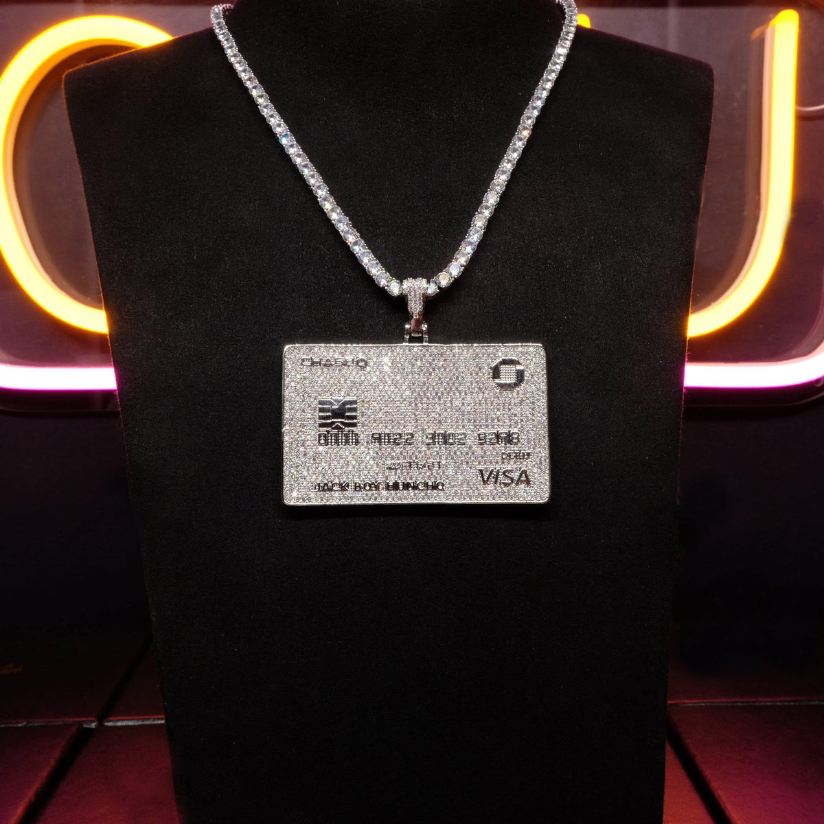 ?New Credit Card Bank Card Iced Pendant – The GUU Shop
