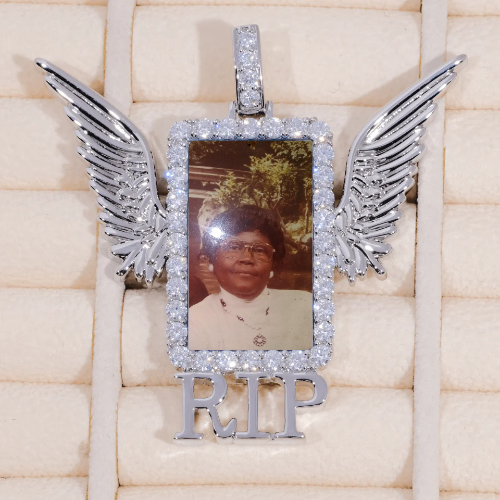 RIP WING 3D CUSTOM PICTURE PENDANT