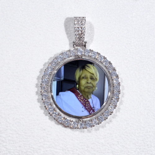 3D Spinning 2-Faced Custom Picture Pendant