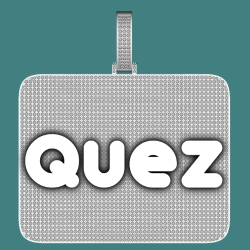 CUSTOM LETTER NECKLACE 3D BIG SQUARE