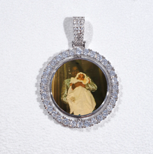3D Spinning 2-Faced Custom Picture Pendant