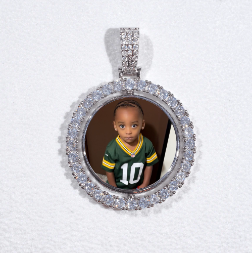3D Spinning 2-Faced Custom Picture Pendant