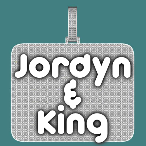 CUSTOM LETTER NECKLACE 3D BIG SQUARE