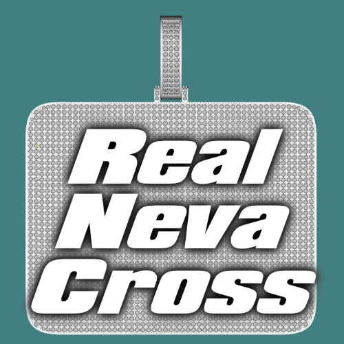 CUSTOM LETTER NECKLACE 3D BIG SQUARE