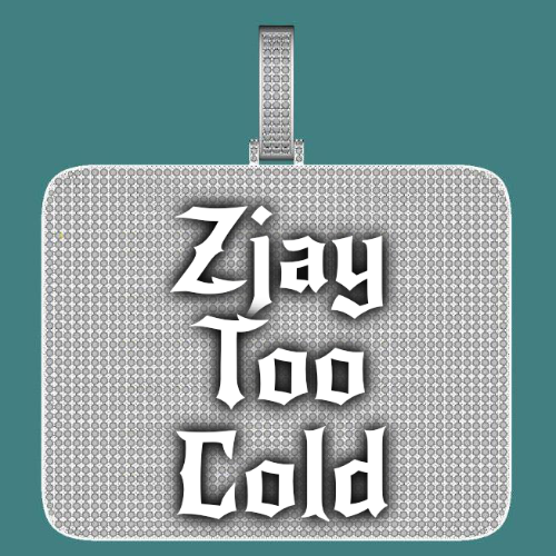 CUSTOM LETTER NECKLACE 3D BIG SQUARE