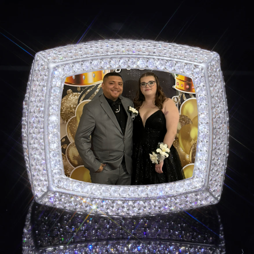 3D CUSTOM PICTURE ICED RING