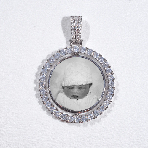 3D Spinning 2-Faced Custom Picture Pendant