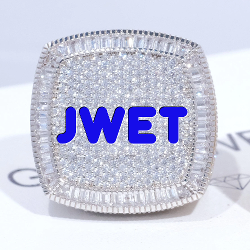 CUSTOM LETTER 3D ICED RING