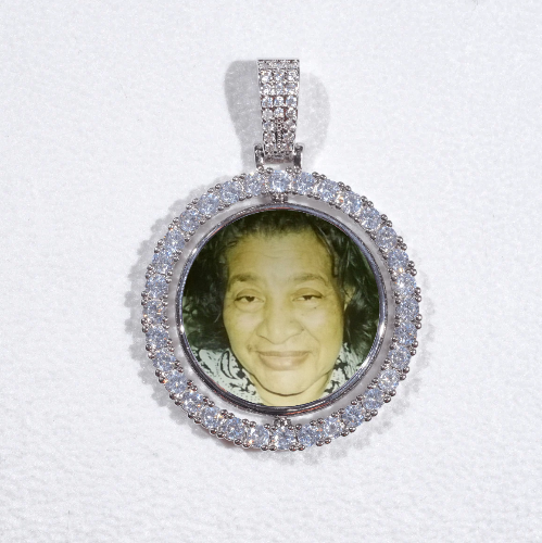 3D Spinning 2-Faced Custom Picture Pendant