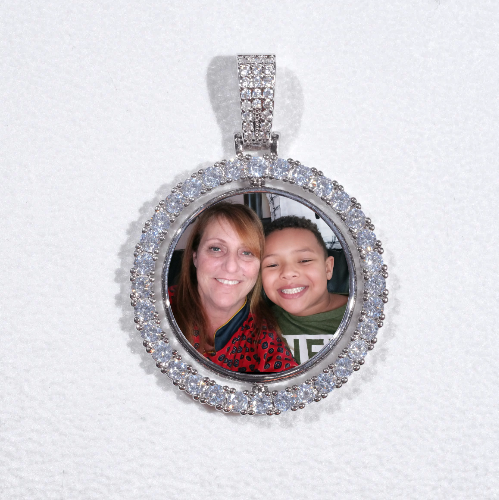 3D Spinning 2-Faced Custom Picture Pendant