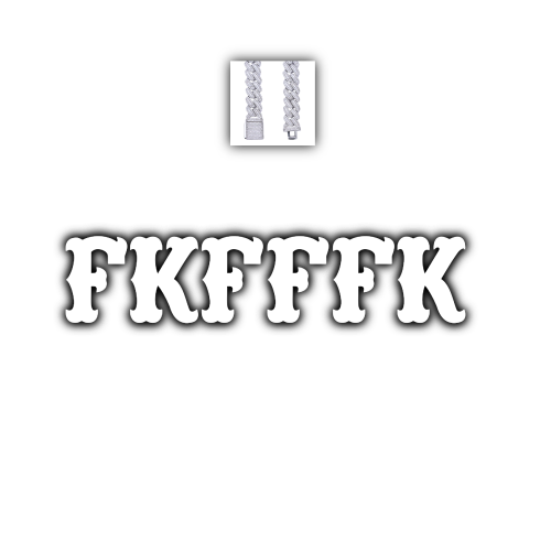 Custom Letters Freibeuter Font Necklace
