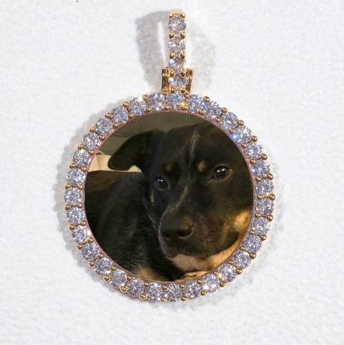 3D CIRCLE CUSTOM PICTURE PENDANT SMALL SIZE