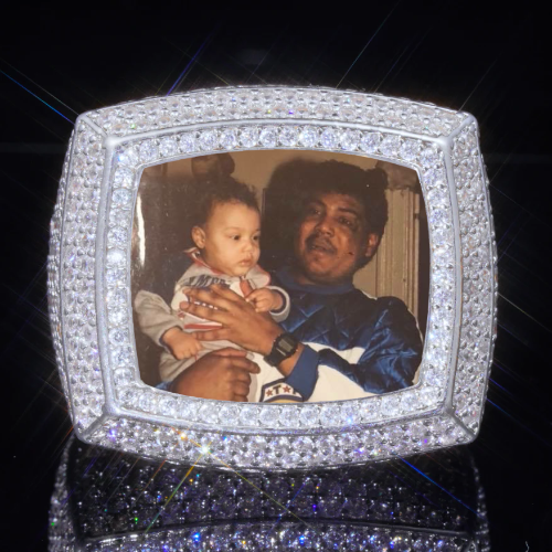3D CUSTOM PICTURE ICED RING