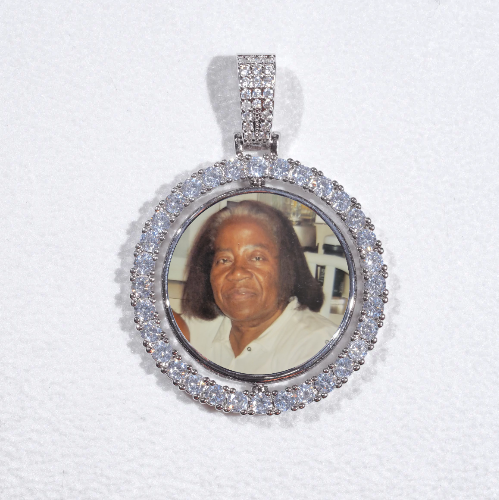 3D Spinning 2-Faced Custom Picture Pendant