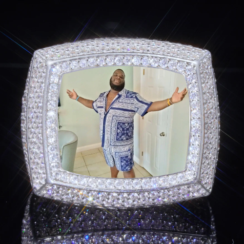 3D CUSTOM PICTURE ICED RING