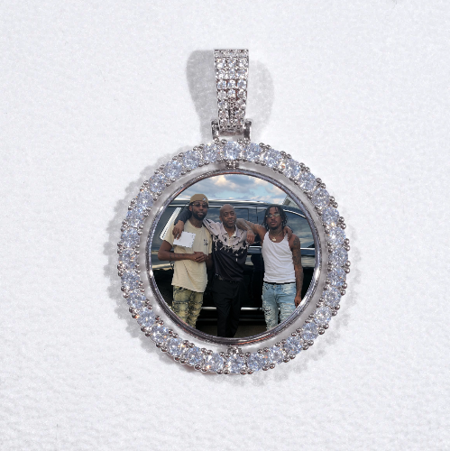 3D Spinning 2-Faced Custom Picture Pendant