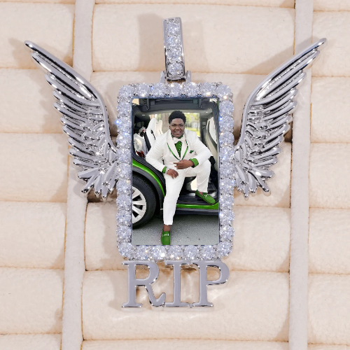RIP WING 3D CUSTOM PICTURE PENDANT
