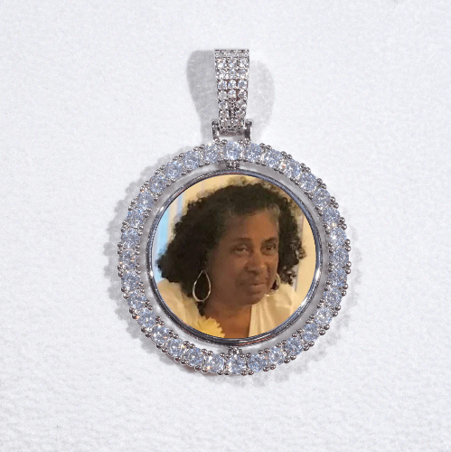 3D Spinning 2-Faced Custom Picture Pendant