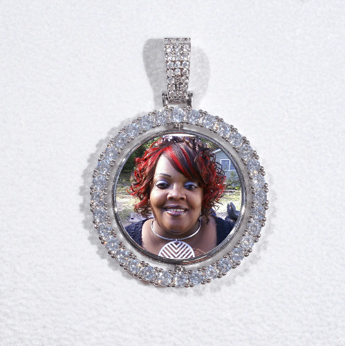 3D Spinning 2-Faced Custom Picture Pendant
