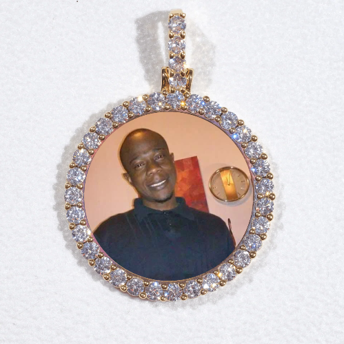 3D CIRCLE CUSTOM PICTURE PENDANT SMALL SIZE