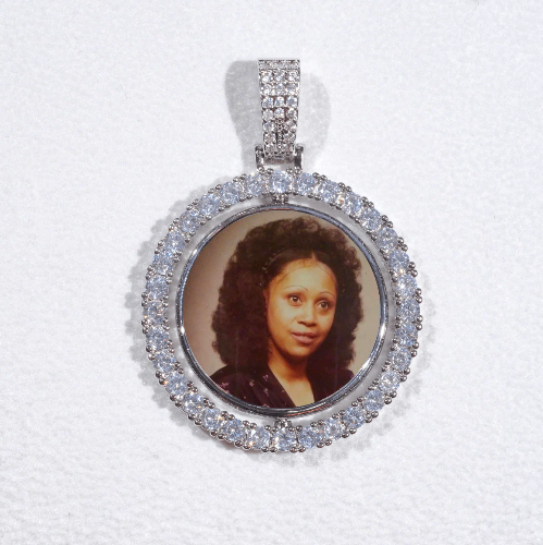 3D Spinning 2-Faced Custom Picture Pendant