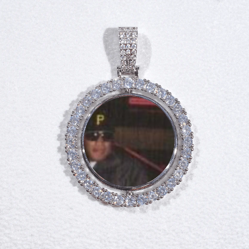 3D Spinning 2-Faced Custom Picture Pendant