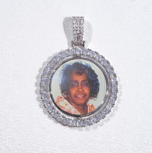 3D Spinning 2-Faced Custom Picture Pendant