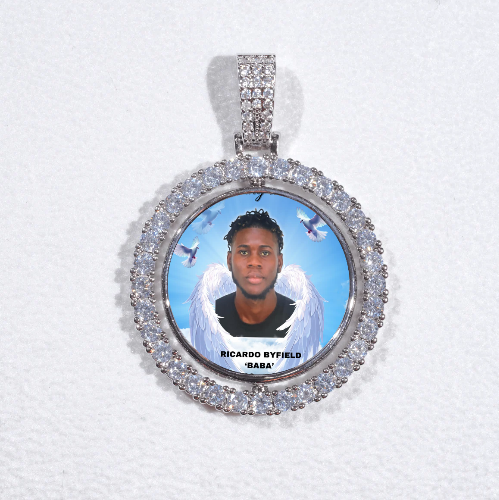 3D Spinning 2-Faced Custom Picture Pendant