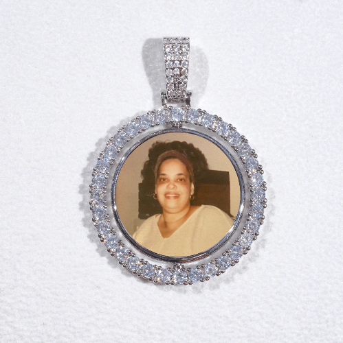3D Spinning 2-Faced Custom Picture Pendant