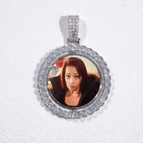 3D Spinning 2-Faced Custom Picture Pendant