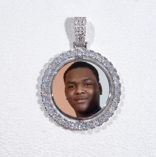 3D Spinning 2-Faced Custom Picture Pendant