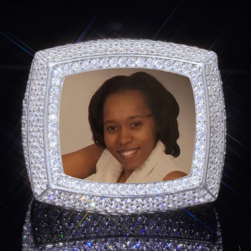 3D CUSTOM PICTURE ICED RING
