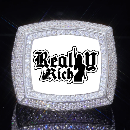 3D CUSTOM PICTURE ICED RING