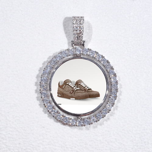 3D Spinning 2-Faced Custom Picture Pendant