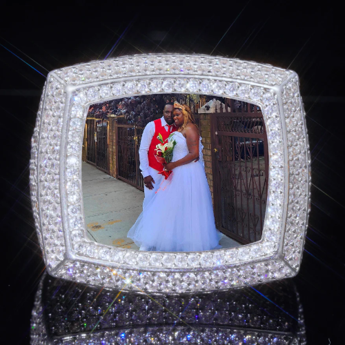 3D CUSTOM PICTURE ICED RING