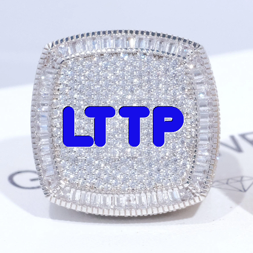 CUSTOM LETTER 3D ICED RING