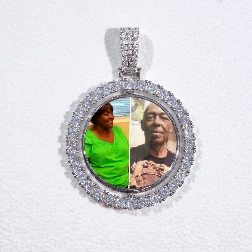 3D Spinning 2-Faced Custom Picture Pendant