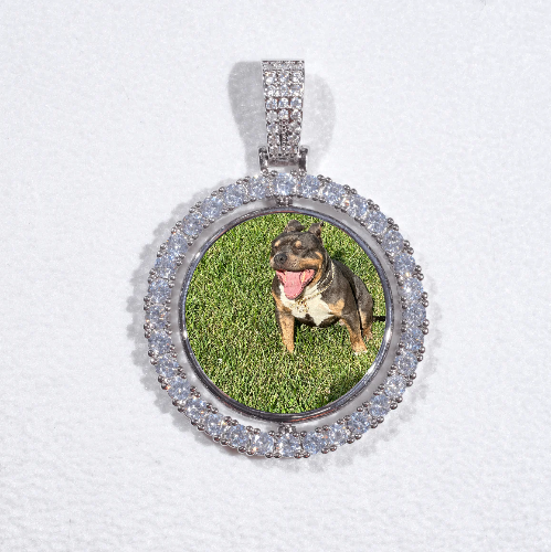 3D Spinning 2-Faced Custom Picture Pendant