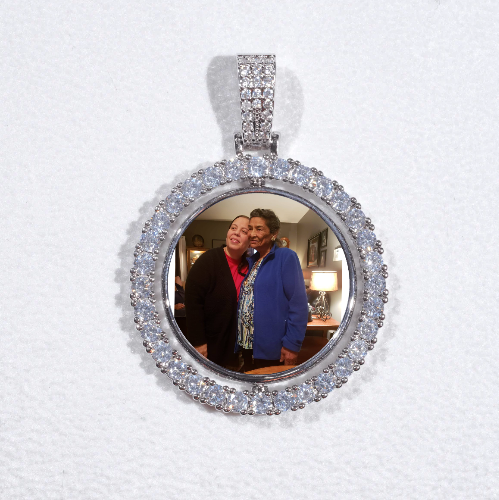 3D Spinning 2-Faced Custom Picture Pendant