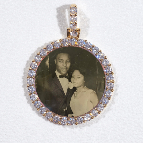3D CIRCLE CUSTOM PICTURE PENDANT SMALL SIZE