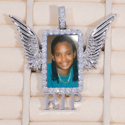 RIP WING 3D CUSTOM PICTURE PENDANT