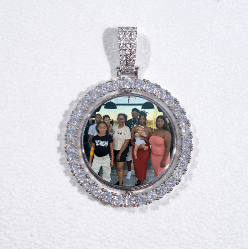 3D Spinning 2-Faced Custom Picture Pendant