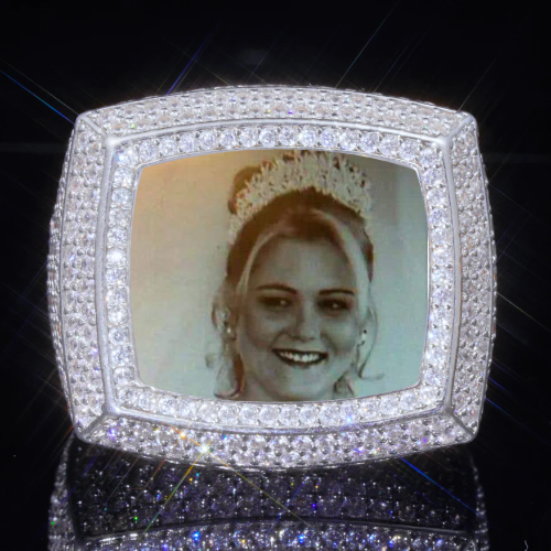 3D CUSTOM PICTURE ICED RING