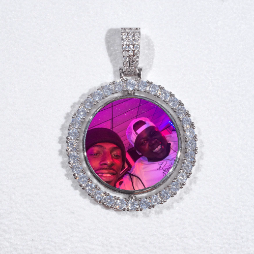 3D Spinning 2-Faced Custom Picture Pendant