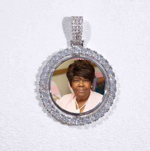 3D Spinning 2-Faced Custom Picture Pendant