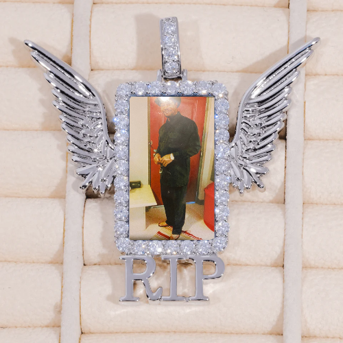 RIP WING 3D CUSTOM PICTURE PENDANT