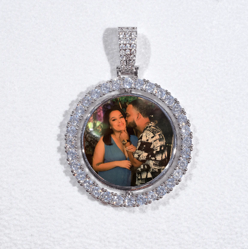 3D Spinning 2-Faced Custom Picture Pendant