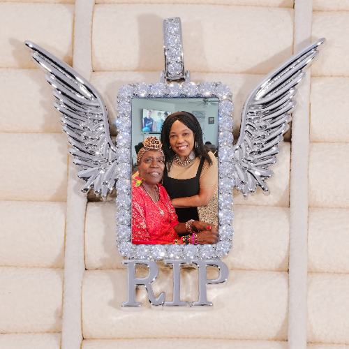 RIP WING 3D CUSTOM PICTURE PENDANT