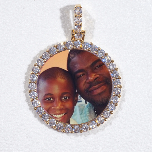 3D CIRCLE CUSTOM PICTURE PENDANT SMALL SIZE
