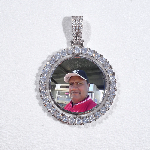 3D Spinning 2-Faced Custom Picture Pendant
